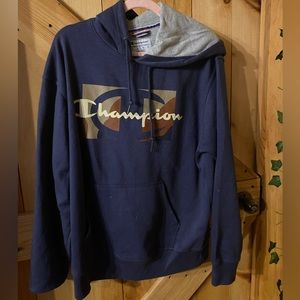 CHAMPION SWEATSHIRT BLUE UNISEX LARGE